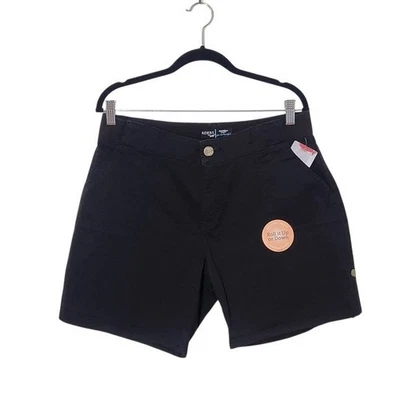 Riders by Lee Black Shorts NWT Size 12 Lee Black Mid-Rise Shorts — 第 1/4 张图片