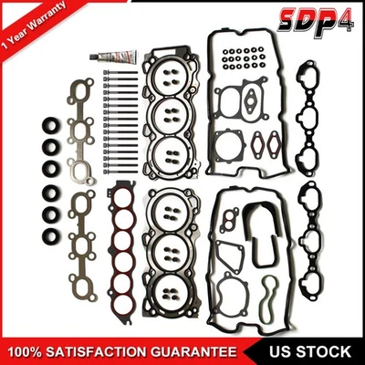 Juego de pernos de junta de culata para Nissan Altima 2002-2008 3,5 L 3498CC V6 DOHC VQ35DE Foto 1 de 4