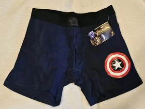 Calzoncillos boxer Marvel Avengers Capitán América para hombre Bioworld medianos nuevos con etiquetas - Imagen 1 de 4