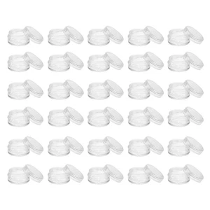 30 Stück Kunststoff Transparent Probenbehälter Creme Aufbewahrungsboxen für Kosmetik - Bild 1 von 10