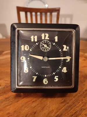 Reloj despertador Westclox Windup Art Deco años 40 funcionando Foto 1 de 4