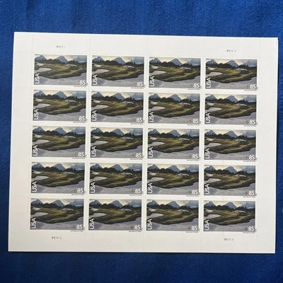 2011 USPS GLACIER NATIONAL PARK 85¢ Airmail Stamps • Sheet of 20 - Image 1 of 3