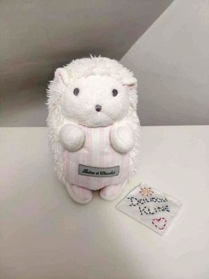 Peluche/Doudou Hérisson Blanc Rayé Rose Yeux Nez Gris 20cm - Tartine Et Chocolat - Photo 1/4