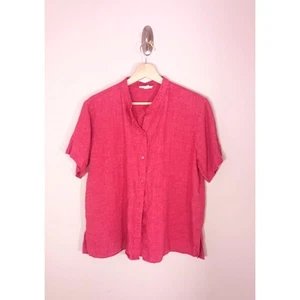 Eileen Fisher Linen Lagenlook Tunic Blouse Women's Size M  - Picture 1 of 4