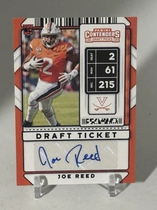 Joe Reed 2020 Contenders  DRAFT  Ticket Rookie Auto #287  SHIPS SAME DAY B636 - Picture 1 of 6