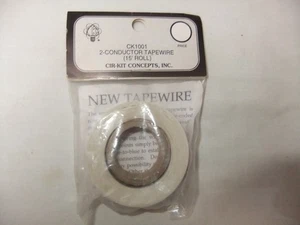 Doppel Kupferband 15 Fuß Rolle, Puppenhaus Beleuchtung, Miniatur Elektrik - Bild 1 von 3