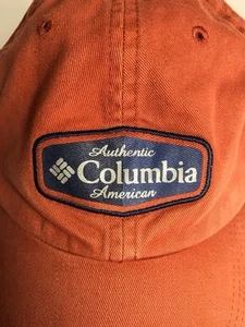 Vintage 90's/ Columbia Sportswear Hat/ Adjustable Strapback Cap Unisex Rust - Picture 1 of 12