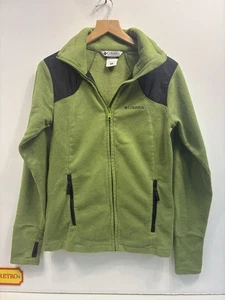 Columbia Women’s Full-Zip Fleece Jacket Lime Green Medium / M Outdoor - Picture 1 of 7