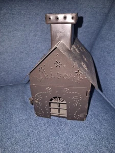 Kleine Metall Welcome Cabin Cut Out Schablone Laterne - Bild 1 von 4