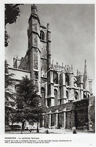 11 NARBONNE CATHEDRALE SAINT JUST IMAGE 1971 PRINT - Bild 1 von 1