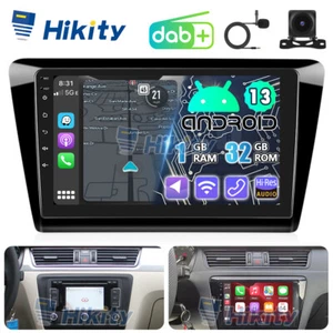 Radio DAB+ CarPlay Android13 con GPS Navi WiFi cámara para Skoda Rapid Spaceback - Imagen 1 de 15