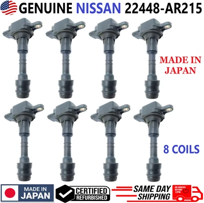 GENUINE Ignition Coils For 2003-2010 Infiniti FX45 M45 Q45 4.5L V8, 22448-AR215 - Image 1 of 4