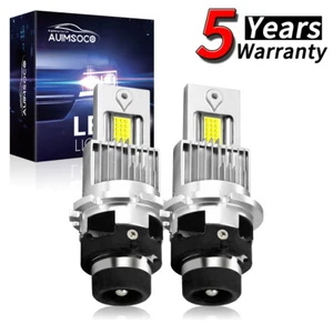 For INFINITI M37 2011-2013 D2S LED Headlight Bulbs White Xenon HID Replacement - Picture 1 of 12