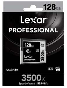 Lexar LC128CRBEU3500 Professional 3500x (525MB/s) Pro CFast CompactFlash - Bild 1 von 1