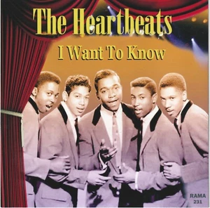 The Heartbeats "I Want To Know" Rama 231 Doo Wop  Record & Custom Picture Sleeve - Picture 1 of 4