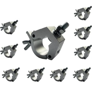 10 pack DJ Lighting Clamps Stage Lights Mount Hook Clamps for Stage Light Silver - Picture 1 of 4