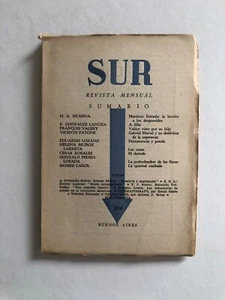 Revista Sur N° 204 - Murena - Gonzalez Lanuza - Valery - Fatone - etc - Picture 1 of 2