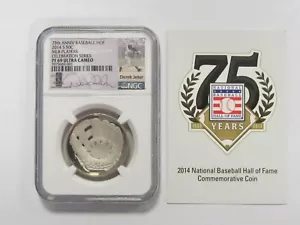 2014 S 50C Half Dollar MLB Players Celebration Series PF69 Ultra Cam DEREK JETER - Picture 1 of 6