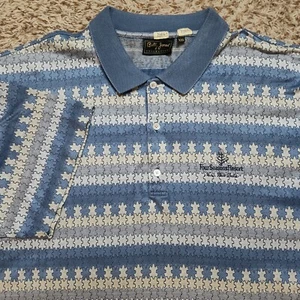 Bobby Jones Collection Golf Polo Men Sz XXL Puzzle Pattern Short Sleeve Shirt - Bild 1 von 8