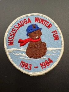 Vintage Mississauga Winter Fun 1983-1984 Boy Scouts Badge/Patch - Bild 1 von 3