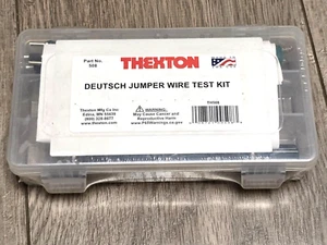 Thexton Pro DEUTSCH Jumper Wire Test Kit & Terminal Release Tools USA #508 - Picture 1 of 3