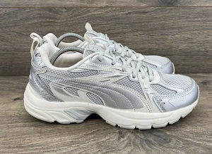 Puma Milenio Tech Athletic Sneakers Shoes Women's Size 7.5 US Gray Silver - Picture 1 of 11