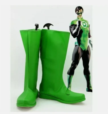 ¡Nuevo! Linterna Verde Cosplay Zapatos Botas Halloween Foto 1 de 4