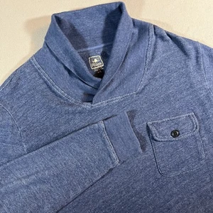 Pendleton Surf Sweatshirt Men's Size L Shawl Collar Pullover Beach Fleece Blue - Picture 1 of 7