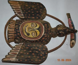 INUIT RITUAL TRANSFORMATION VOGELMASKE 16" X 18" - Bild 1 von 4