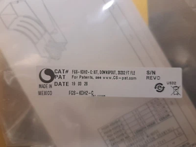 New, CommScope, FGS-KDH2-C, FiberGuide Extended Downspout Kit, 2x2in, 2ft - Image 1 of 4