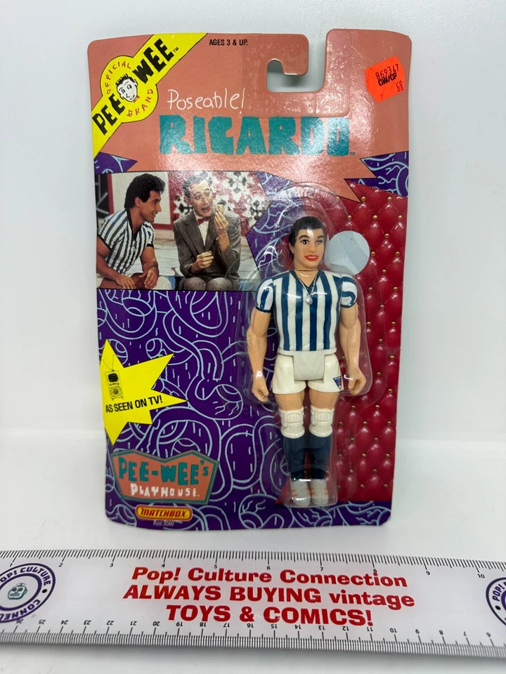 1988 Matchbox Pee Wee Herman Pee Wee's Playhouse Ricardo Figure