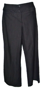 Fashion Bug Black Corset Waist Wide Leg Dress Pants Size 14 - Picture 1 of 5
