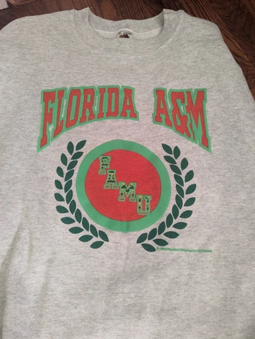 Florida A&M Crewneck Sweatshirt Xl Vintage NCAA Cover