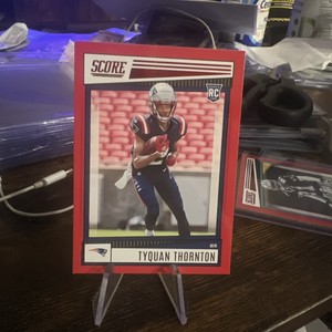 2022 Panini Score Football Red Rookie - Tyquan Thornton RC - Patriots