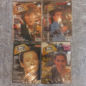 4 TV Zone Magazine Lot 32 33 34 36 Star Trek Dr Who Cult TV Data Sci Fi - Picture 1 of 5