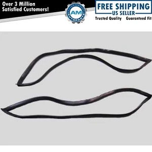 Removable Roof Quarter 1/4 Glass Window Weatherstrip Seal Pair for 80-96 Bronco - Picture 1 of 3