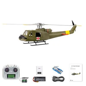 RC Helicopter FLYWING UH1 V4 Huey Smart Plane Model Brushless Motor 4S Battery - Picture 1 of 12