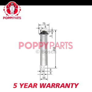 Fits BMW 5 Series 1998-2004 X5 2000-2002 7 Series 1998-2001 Fuel Filter Poppy - Picture 1 of 12