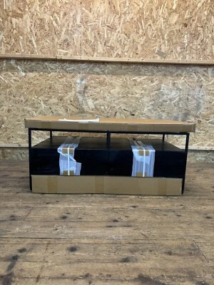 Made.com Kilby Coffee Table,  Black & Smoked Glass £550 - New Boxed - Image 1 of 4