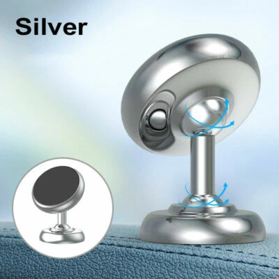 Magnetic Car Mobile Phone Holder 360° Dashboard Stand Mount For iPhone Samsung - Image 1 of 4