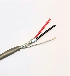 Cavo audio schermato Quabbin Wire P/N 7315 22 AWG 2C eq. Belden 8451 50 piedi - Foto 1 di 3
