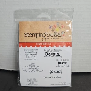 Stempel Bella Cling Stamps Mochi Girl Spruchset Eb938 - Bild 1 von 3