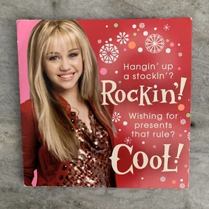 Very Rare Hallmark Hannah Montana Christmas Holiday card “Rockin’! Cool! f3 - Picture 1 of 10