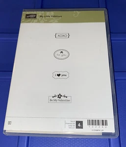 STAMPIN' UP! "MY LITTLE VALENTINE" 4-teiliges Set zur Halterung Liebe NEU nicht mehr produziert - Bild 1 von 3