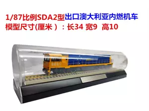 1:87 34CM SDA2 Diesel Locomotive Exported to Australia Train Diecast Model - Picture 1 of 4