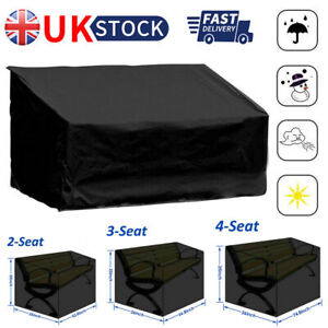 Heavy Duty Outdoor Waterproof Garden Bench Seat Cover For Furniture 2/3/4 Seater