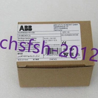 1 pcs New IN BOX ABB relay 1SVR405611R1100 CR-M024DC2L - Image 1 of 3