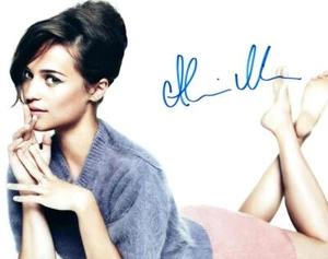Alicia Vikander 8x10 Signed Autographed Photo Picture with COA - Picture 1 of 1