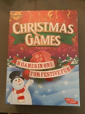 NEW Cheatwell Christmas Games - Card Family Game Xmas Trivia Charades 14814 - Image 1 of 2