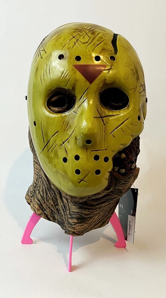 Deluxe Adult Jason Overhead Latex Mask with Removable Hockey Mask  Adult Latex - Image 1 of 4